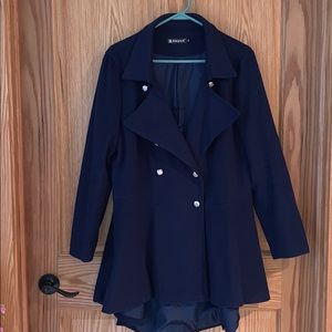 Lightweight high➡️low dress coat